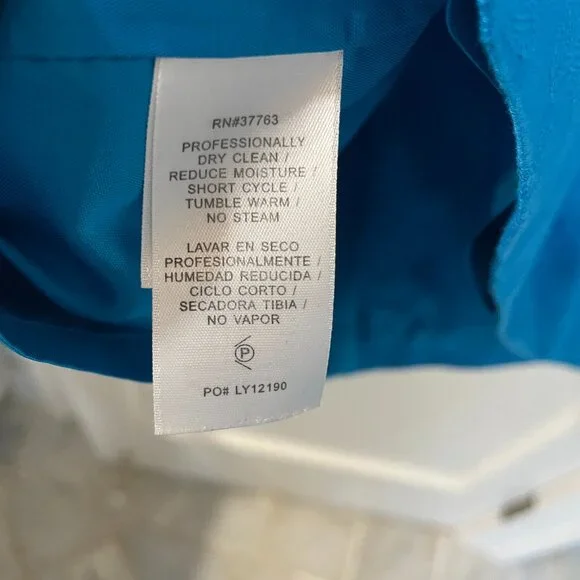 Laundry by Shelli Segal turquoise beaded halter dress Size 6 - Picture 7 of 10